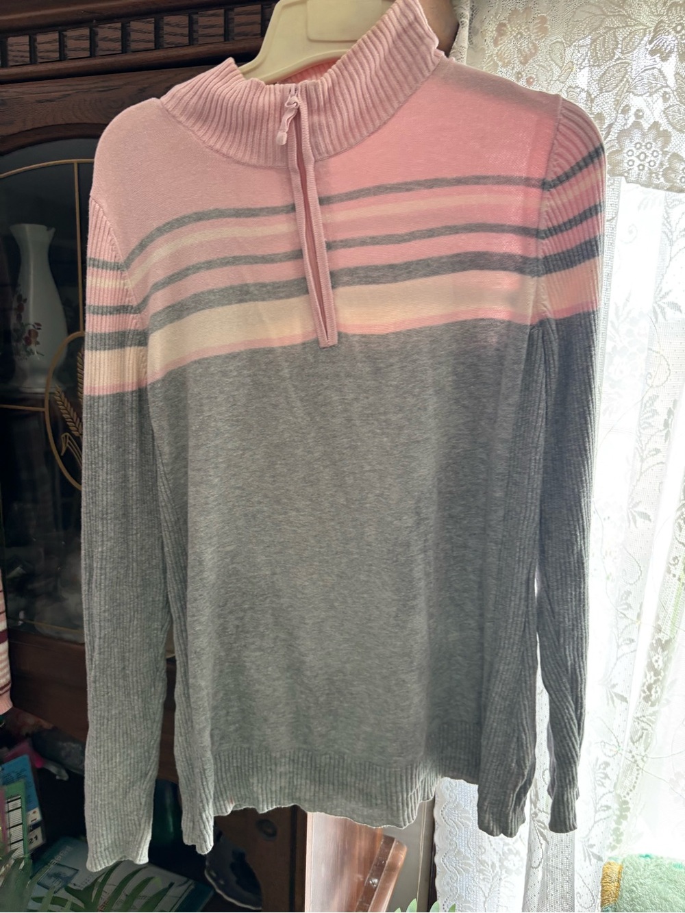 St. John's Bay Pink Knit Pullover